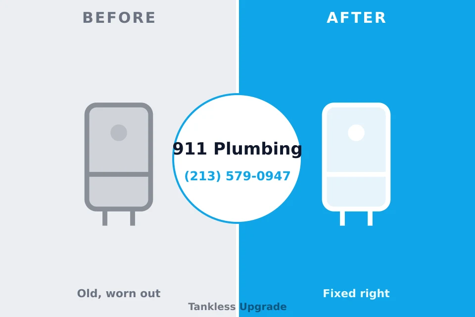 Before and after: plumbing repair Kahaluu, HI